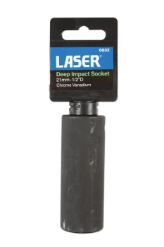 Laser Tools 6832 Deep Socket - Air Impact 1/2"D 21mm