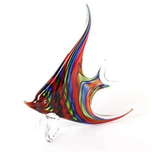 Objets d'art Glass Figurine - Angel Fish