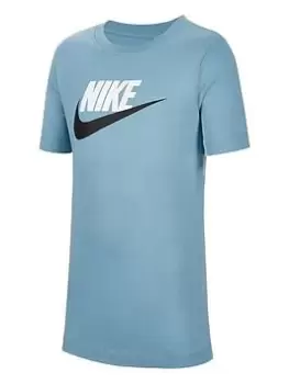 Nike Older Boys Nsw Tee Futura Icon Td, Blue, Size Xs=6-8 Years