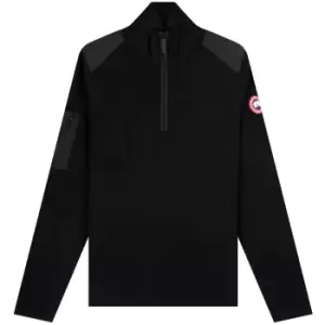 Canada Goose 'Stormont' 1/4 Zip Knit Black