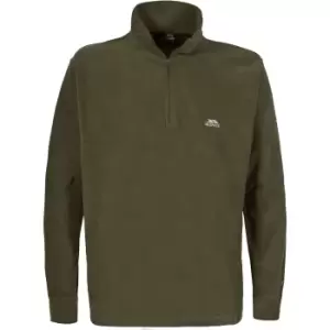 Trespass Mens Masonville Half Zip Microfleece Top (XXS) (Olive)