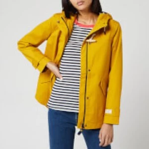 Joules Womens Coast Waterproof Jacket - Antique Gold - UK 14