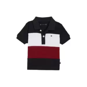 Tommy Hilfiger Baby Colorblock Polo S/S - Blue