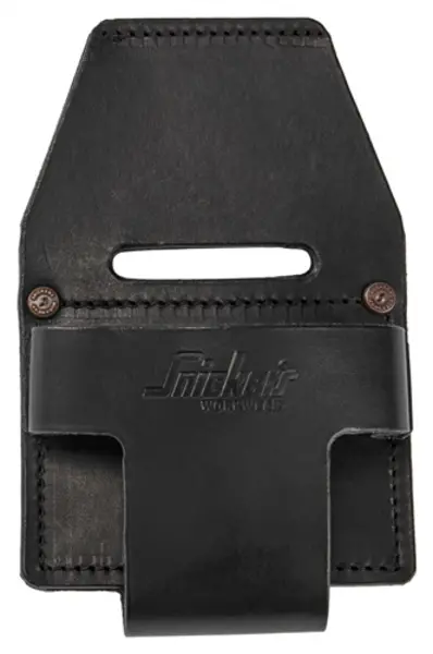 Snickers Leather Measuring Tape Pouch - Black