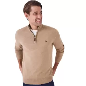 Crew Clothing Mens Classic 1/2 Zip Knit Casual Sweatshirt M - Chest 40-41.5'