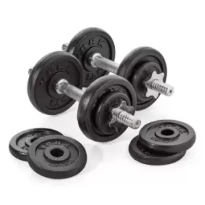 York 20kg Cast Iron Dumbbell Weight Set