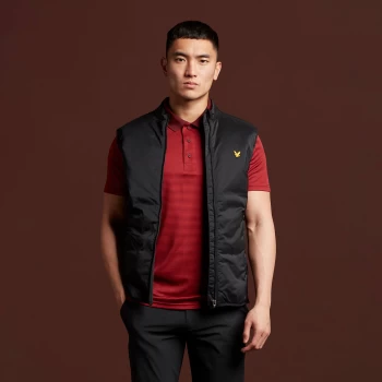 Mens Golf Gilet - True Black - S