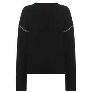 Hugo Boss Shainey Knitted Jumper Black Size L Men