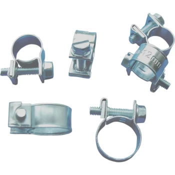 9-11MM Zinc Plated Mini Clips (Nut & Bolt)