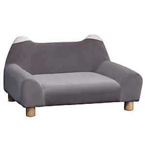 PawHut Pet Sofa D04-150 360 x 630 x 430 mm Grey