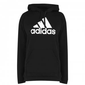 adidas Badge of Sport Hoodie Ladies - BLACK/WHITE