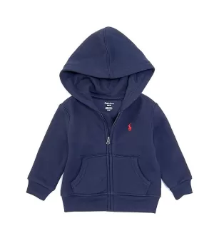 Polo Ralph Lauren Babys' Hooded Top - Cruise Navy - 9 Months