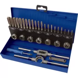 M3-M12 HSS Threading Set in Case 32-Pce