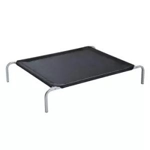 PawHut Large Elevated Portable Dog Bed - Black