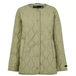 Kangol Quilted Jacket Womens - Green