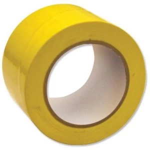 Floor Marking Tape 75mm x 33m Heavy Duty Yellow