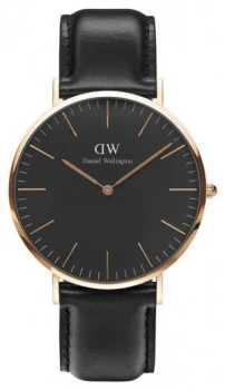 Daniel Wellington Unisex Classic Sheffield 40mm Black Watch