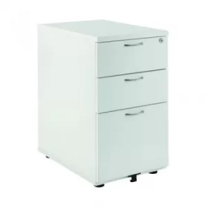 First Desk High Pedestal 3 Drawer 600mm Deep White KF98511