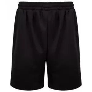 Finden and Hales Mens Knitted Shorts (XS) (Black)