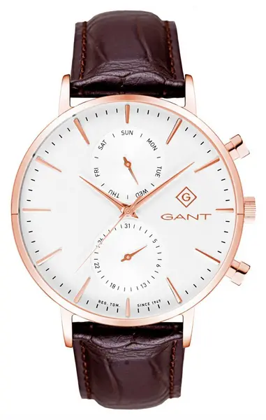 GANT G121006 PARK HILL Day-Date II (43.5mm) White Dial / Watch