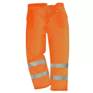 Yoko Unisex Work Hi-Vis Trousers (30/R UK) (Orange)