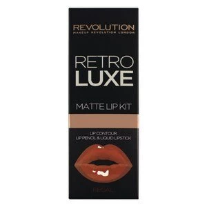 Makeup Revolution Retro Luxe Lip Kits Matte Regal