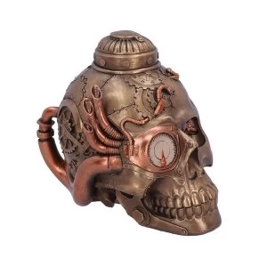 Steampunk Pipe Up Skull Ornament