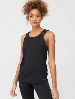 Nike Training Pro Essential Elastika Tank Top - Black