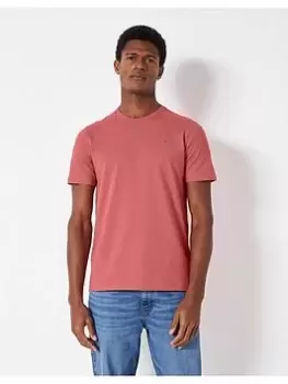 Crew Clothing Crew Classic T-Shirt - Dark Pink Size L, Men