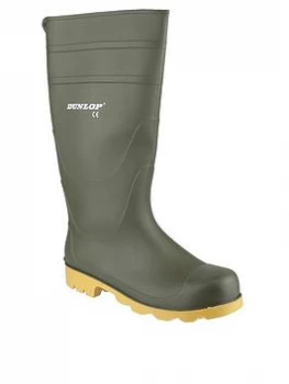 Dunlop Universal Wellington Boot - Green, Size 10, Men