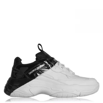 Calvin Klein Jeans CKJ Marrell Low Top Trainers - White/Black