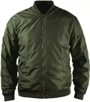 John Doe Flight Motorcycle Textile Jacket, green, Size S, green, Size S