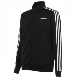 adidas Mens 3-Stripes Tricot Track Top - Black/White