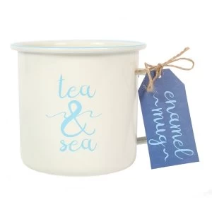 Tea & Sea Enamel Mug