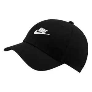 Nike Nsw H86 Futura Washed Cap, Black/White, Unisex, Headwear, 913011-010