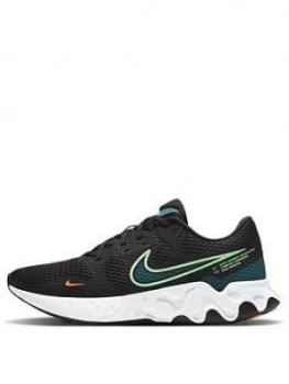 Nike Renew Ride 2, Black/Lime, Size 8, Men