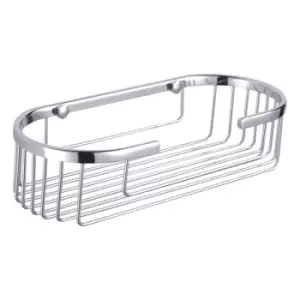 Showerdrape Clasico Stainless Steel Oval Basket