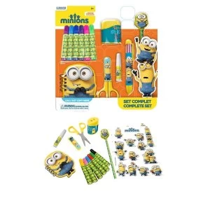 Minions 15 Piece Multi-Activities Stationery Set