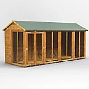 Power Garden Shed 166PASH Golden Brown 16x6