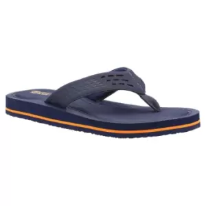 Skechers Mens Tocker Saga Bora Sandals Navy UK10