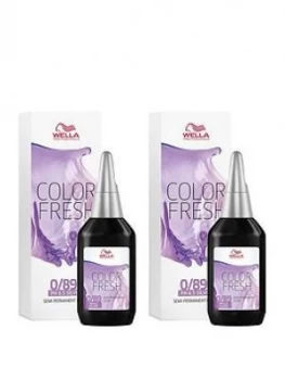 Wella Wella Professionals Color Fresh Semi-Permanent Colour Pearl Cendre 75ml Duo Pack