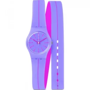 Ladies Swatch Segue A Linha Watch