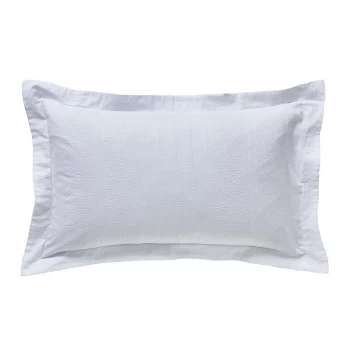 Bedeck of Belfast Tenno Oxford Pillowcase - WHITE
