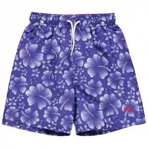 Hot Tuna Printed Shorts Junior Boys - Blue