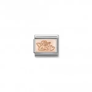 Nomination Composable Classic Rose Gold Custom Angel Of Love Link 430101/44