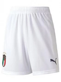 Puma Puma Junior Italy Euro 2021 Replica Short, White, Size 15-16 Years