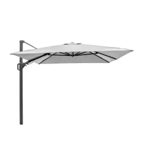 Platinum Challenger T2 3.5 x 2.6m Parasol (base not included) - Light Grey