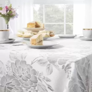 Green & Sons Grace Table Cloth 70" Silver