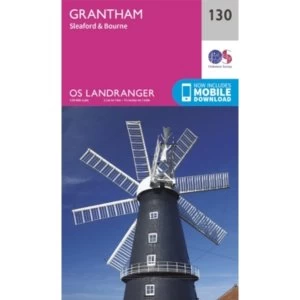 Grantham, Sleaford & Bourne: 130 by Ordnance Survey (Sheet map, folded, 2016)