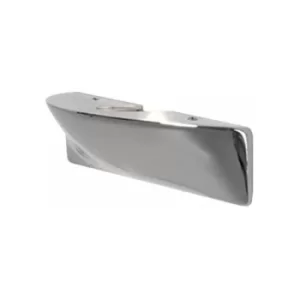 Eos wall light, aluminum and PPMA, chrome